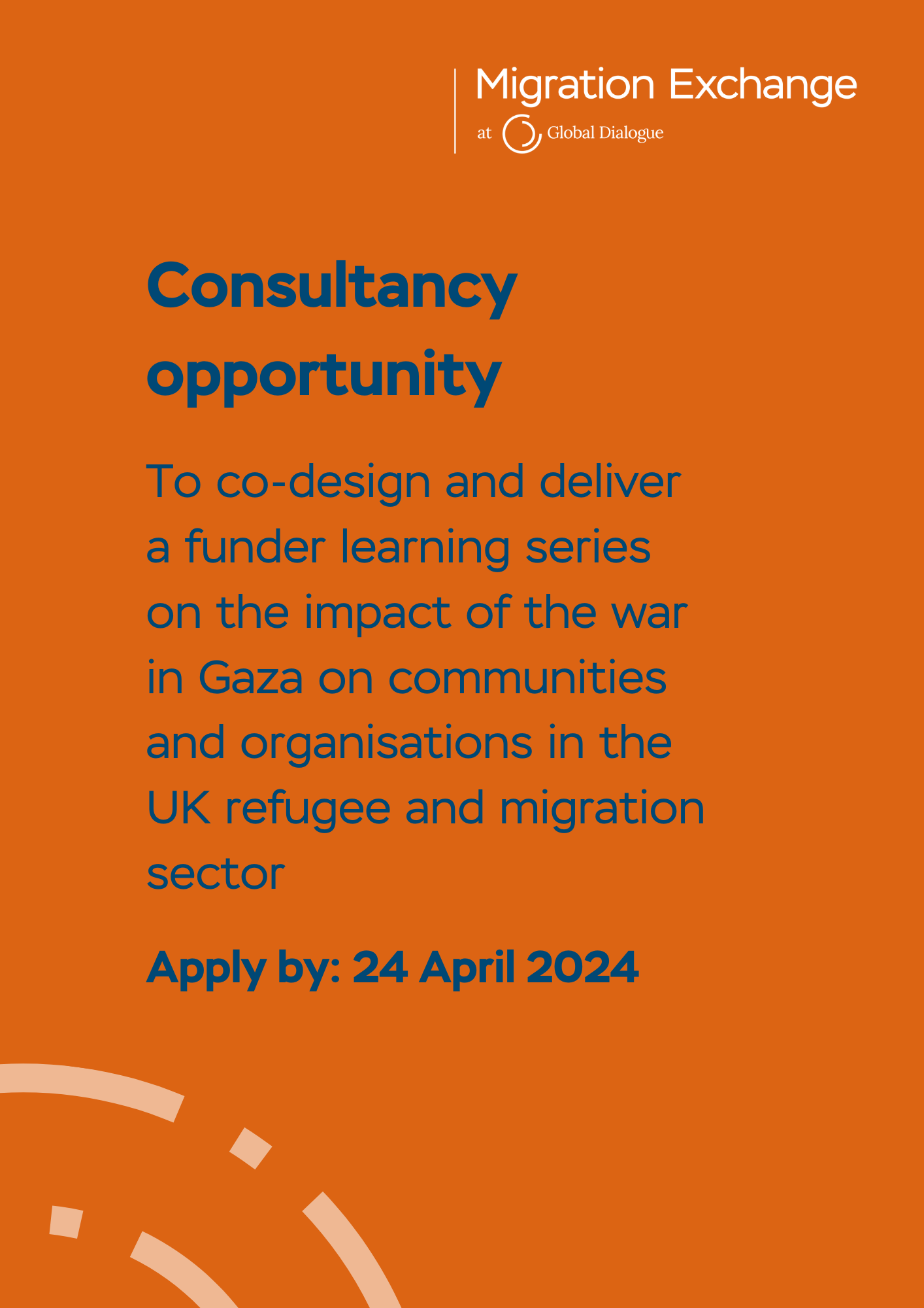 Consultancy opportunity: co-design and deliver a funder learning series on Palestine