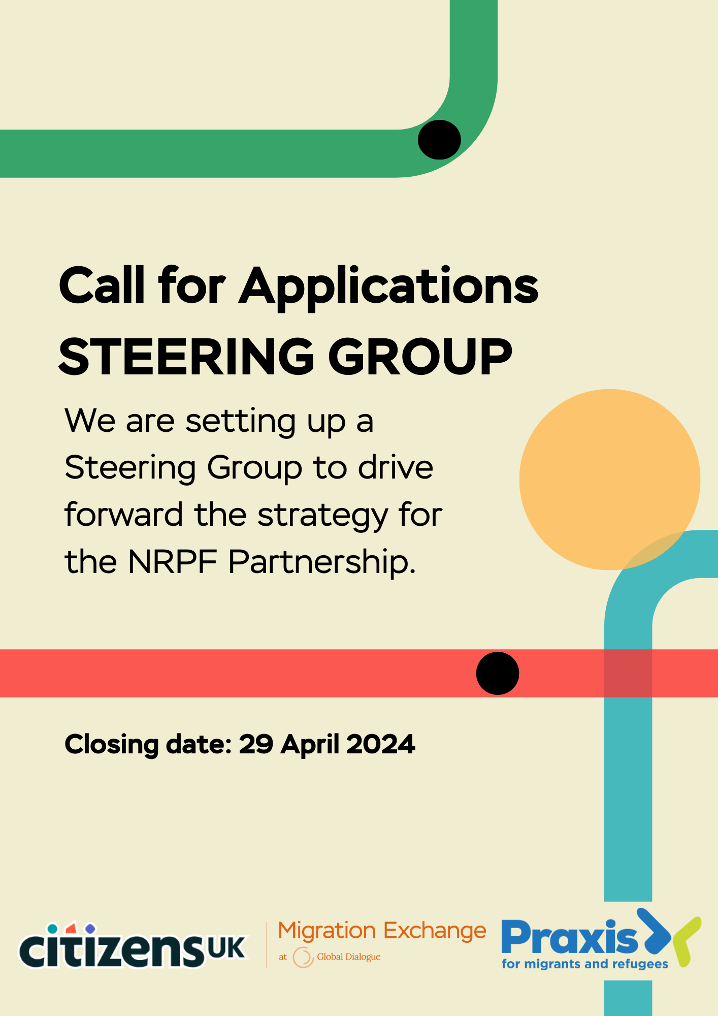 [closed] Call for applications: Steering Group (NRPF Partnership)